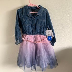 Denim tool dress